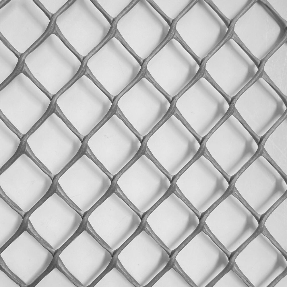 Malla Plástica Hexagonal Pollito 25mmX25mm H200 Rollo 30mt Color Metalizado