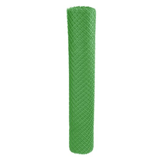 Malla Plástica Multiusos Diamante 20mmX20mm H150cm Rollo 30mt Color Verde